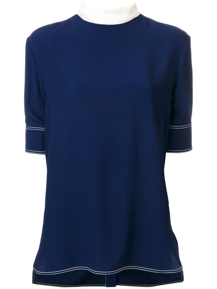 Marni Tie Detail Top - Blue