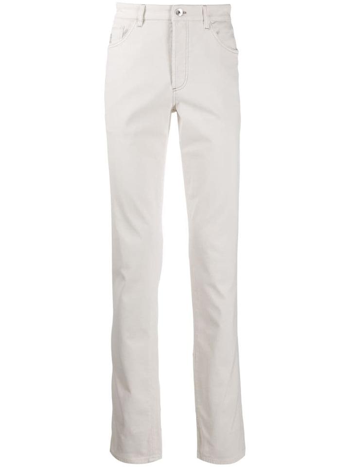 Brunello Cucinelli Straight-leg Jeans - Neutrals