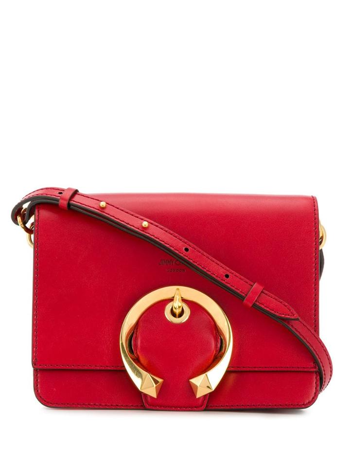 Jimmy Choo Madeline Shoulder Bag - Red