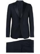 Tagliatore Formal Suit, Men's, Size: 46, Blue, Cupro/virgin Wool
