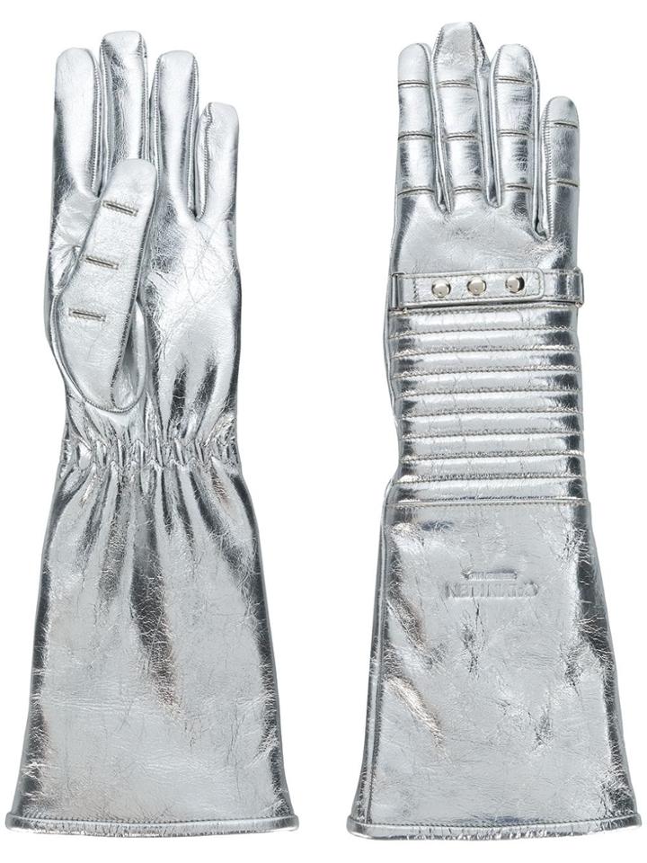Calvin Klein 205w39nyc Metallic Gloves