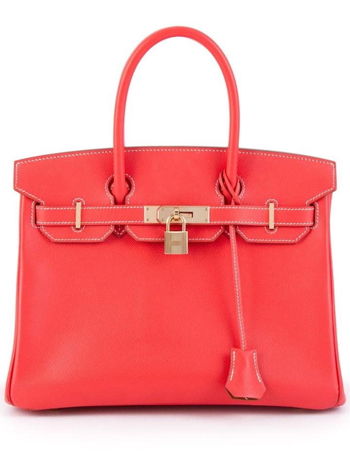 Hermès Vintage Birkin 30 Bag - Red