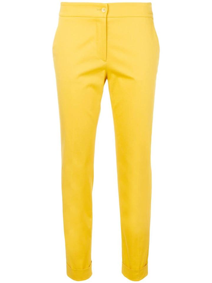 Etro Slim Fit Trousers - Yellow
