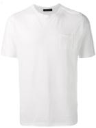 Roberto Collina - Patch Pocket T-shirt - Men - Cotton - 50, White, Cotton