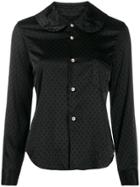 Comme Des Garçons Comme Des Garçons Polka-dot Pattern Shirt - Black