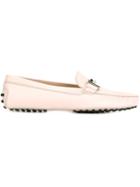 Tod S Double T Loafers, Women's, Size: 38.5, Pink/purple, Leather/rubber