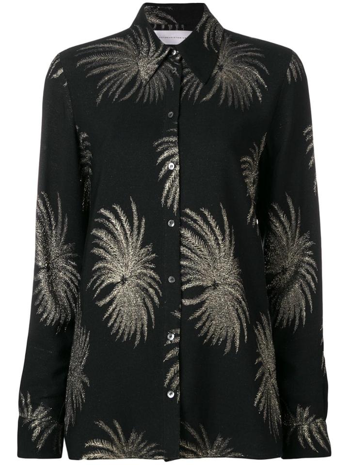 Victoria Victoria Beckham Palm Tree Shirt - Black