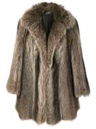 Christian Dior Pre-owned Possum Fur Coat - Brown
