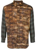 Comme Des Garçons Pre-owned Plaid Artistic Shirt - Brown