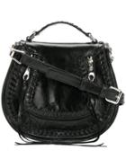 Rebecca Minkoff Small Vanity Saddle Bag - Black