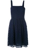 Michael Michael Kors - Crochet Dress - Women - Cotton - 2, Blue, Cotton