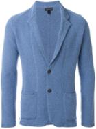 Lardini Knit Blazer, Men's, Size: S, Blue, Cotton/polyamide