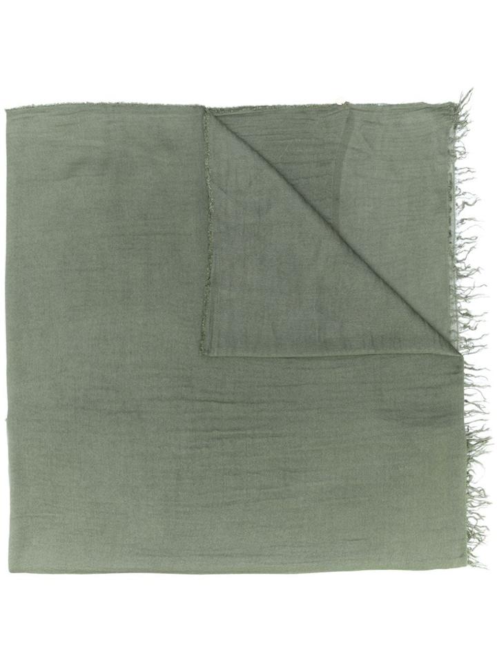 Ann Demeulemeester Enrico Scarf - Green