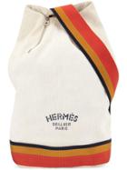 Hermès Vintage Cavalier One Shoulder Bag - White