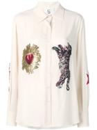 5 Progress Sequin Embroidered Shirt - Neutrals