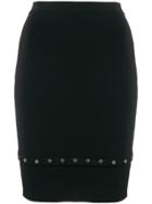 Alexander Wang Studded Pencil Skirt - Black