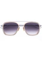 Dita Eyewear - Gradient Square Sunglasses - Unisex - Titanium - 53, Grey, Titanium