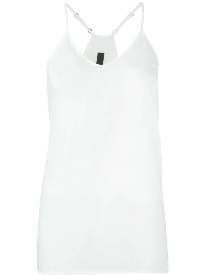 Ilaria Nistri V-neck Cami Top, Women's, Size: Xs, White, Cotton/silk