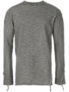 Thom Krom Faded Sweater - Grey