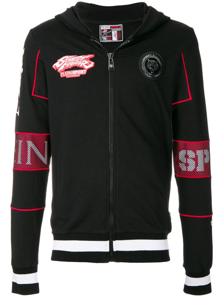 Plein Sport Patch Applique Hoodie - Black