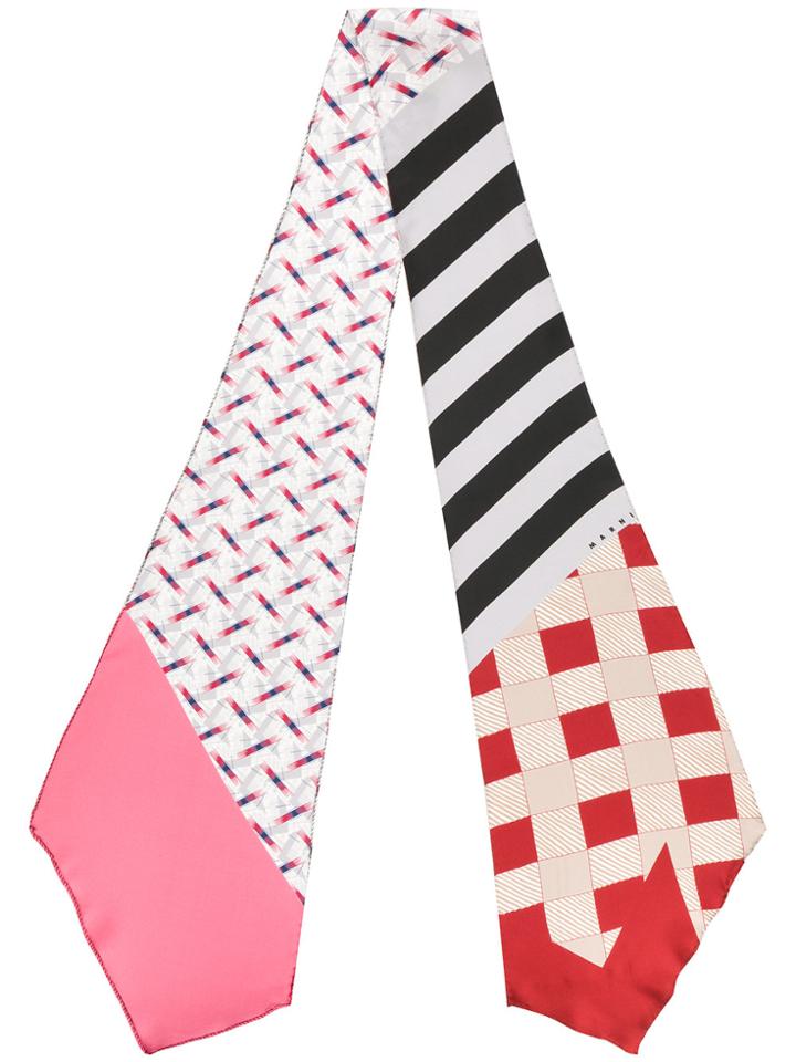 Marni Mixed Print Scarf - Multicolour