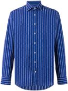 Etro - Woven Stripe Shirt - Men - Cotton - 43, Blue, Cotton