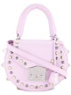 Salar Mimi Ring Bag, Women's, Pink/purple, Leather