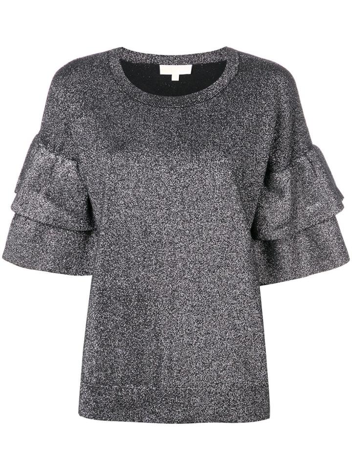 Michael Michael Kors Lurex Blouse - Black