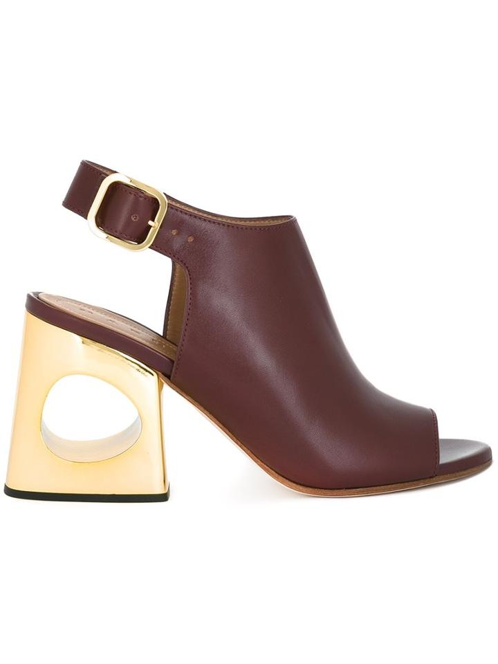 Marni Cut Out Heel Sandals