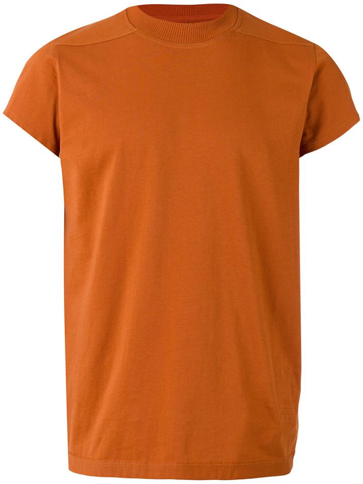Rick Owens Drkshdw - Round Neck T-shirt - Men - Cotton - S, Yellow/orange, Cotton