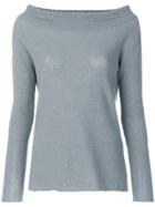 Fabiana Filippi Boat Neck Jumper - Blue