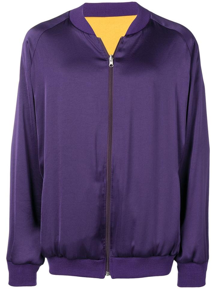 Needles Reversible Bomber Jacket - Purple