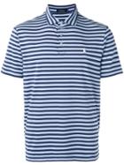 Striped Polo Shirt - Men - Cotton - L, Blue, Cotton, Polo Ralph Lauren