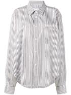 Vetements - X Comme Des Garcons Shirt Oversized Stripe Shirt - Women - Cotton - Xs, Women's, Blue, Cotton