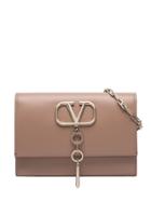 Valentino Nude Small Vcase Logo Bag - Neutrals