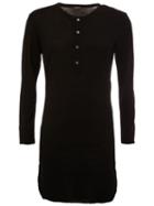 Ann Demeulemeester Long T-shirt, Men's, Size: Xs, Black, Wool