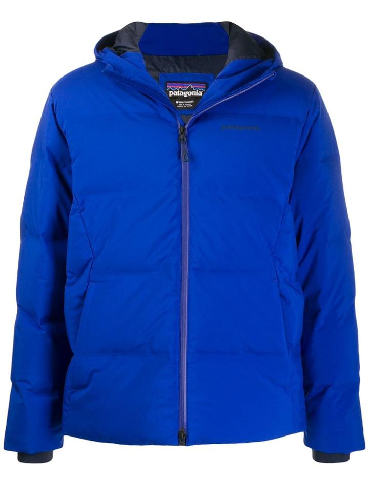 Patagonia Hooded Padded Jacket - Blue