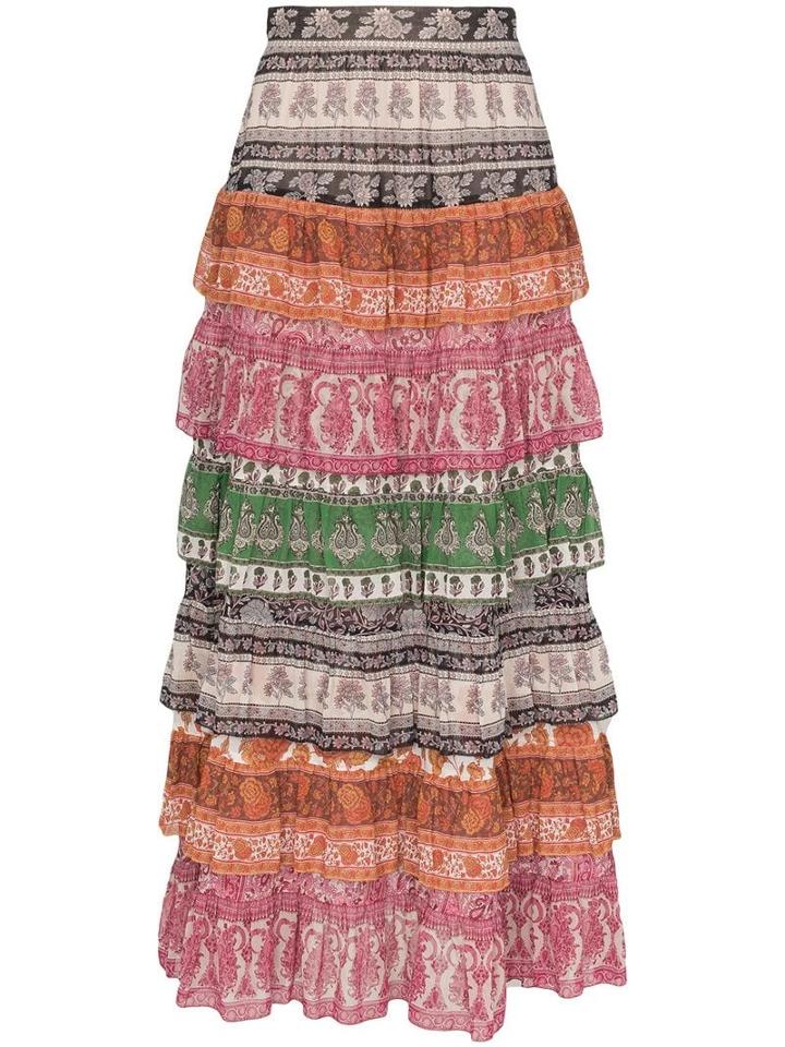 Zimmermann Amari Printed Maxi Skirt - Spliced