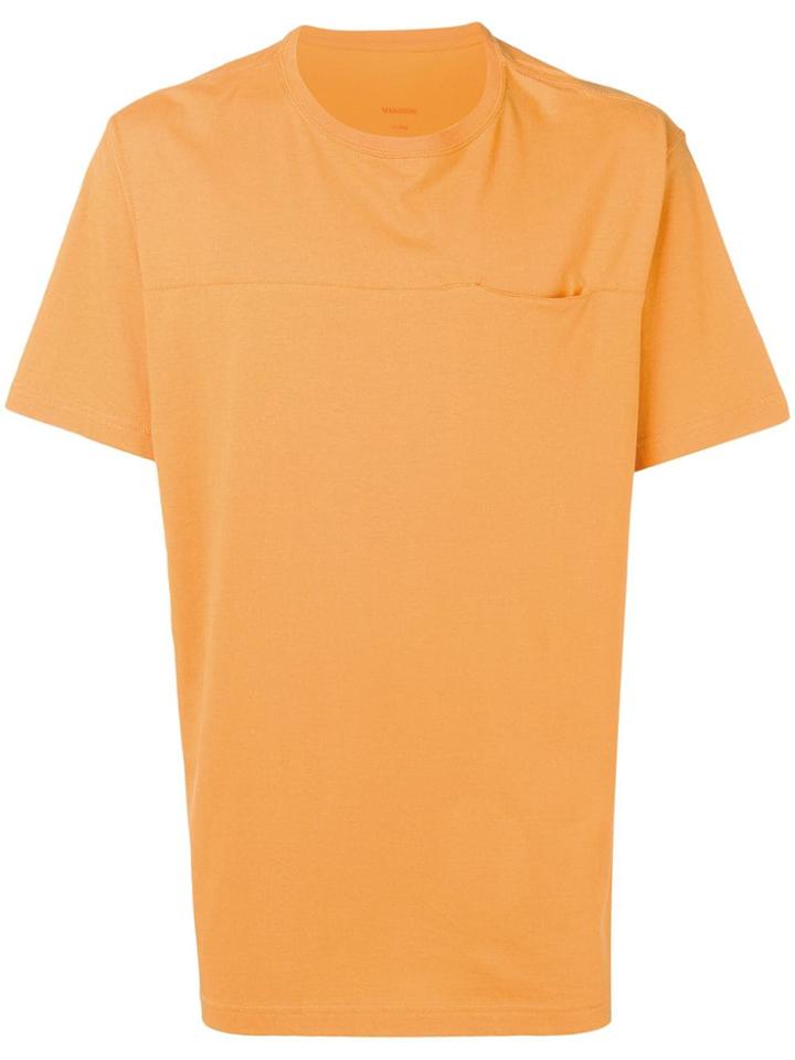 Maharishi Chest Pocket T-shirt - Orange
