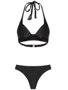 Martha Medeiros Plain Bikini Bottom - Black