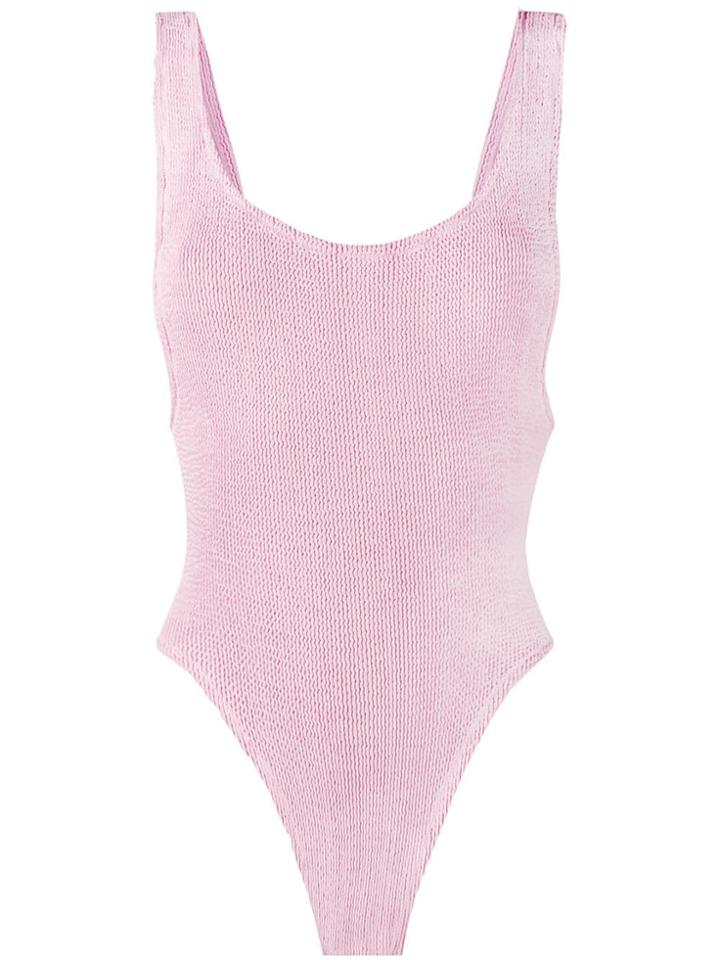 Reina Olga Scrunch One Piece Swimsuit - Pink