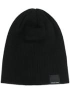Canada Goose Ribbed Knit Beanie - Black