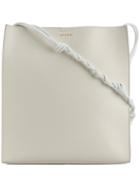 Jil Sander Flat Shoulder Bag - White