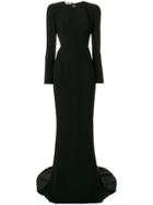 Stella Mccartney Long Fitted Mermaid Dress - Black