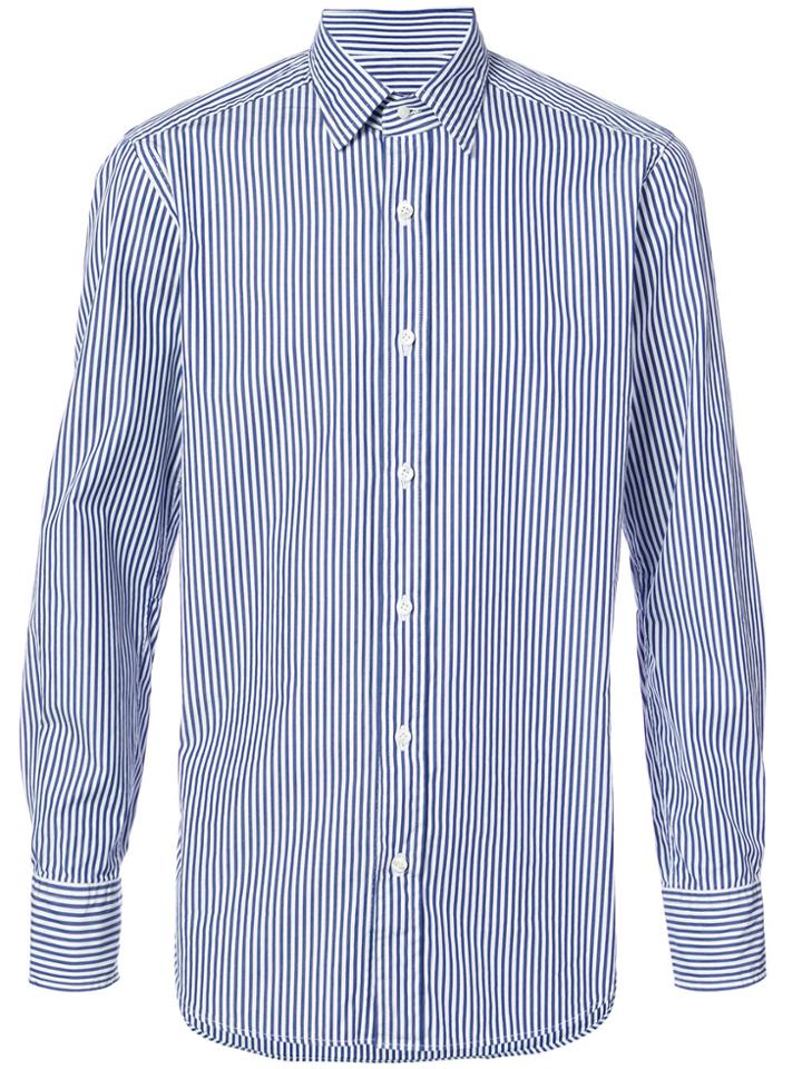 The Gigi Striped Shirt - Blue