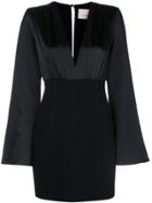 Cinq A Sept Sandy Contrast Mini Dress - Black