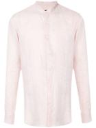 Giorgio Armani Band Collar Shirt - Pink