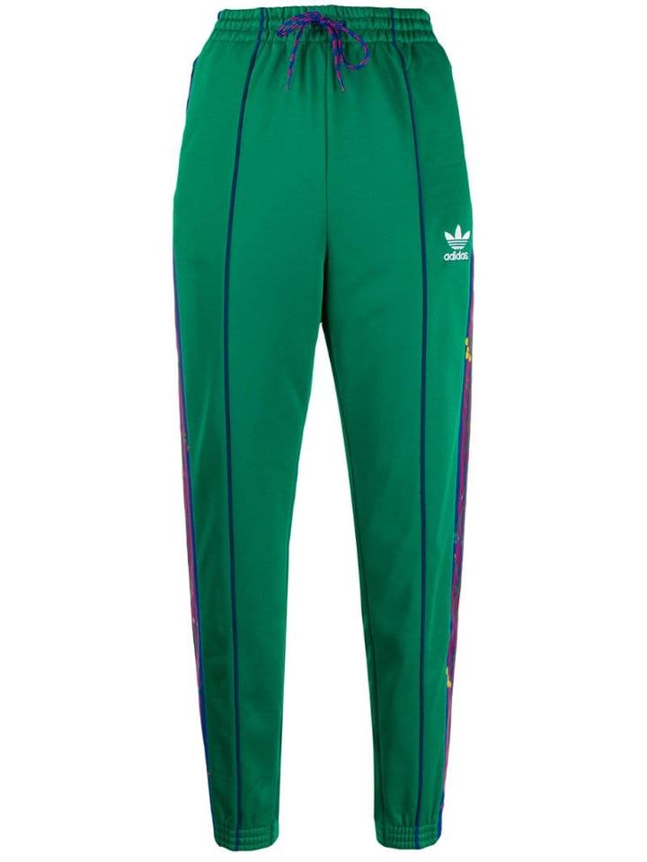 Adidas Signature Stripe Track Pants - Green
