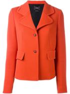 Odeeh Fitted Jacket, Women's, Size: 42, Yellow/orange, Cotton/virgin Wool