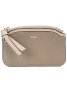 Chloé Chloé Chc17wp971h8j 23w Motty Grey Leather/fur/exotic